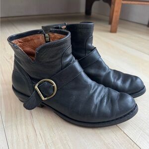 Fiorentini + Baker Black Ankle Boots